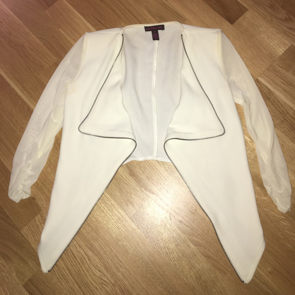 White suit jacket